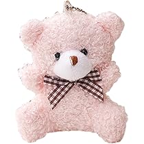 Amazon.co.jp: ミニクマかわいいぬいぐるみクマキーホルダーバッグ装飾